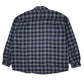Mens Navy Wrangler Workwear Plaid Insulated  Coat