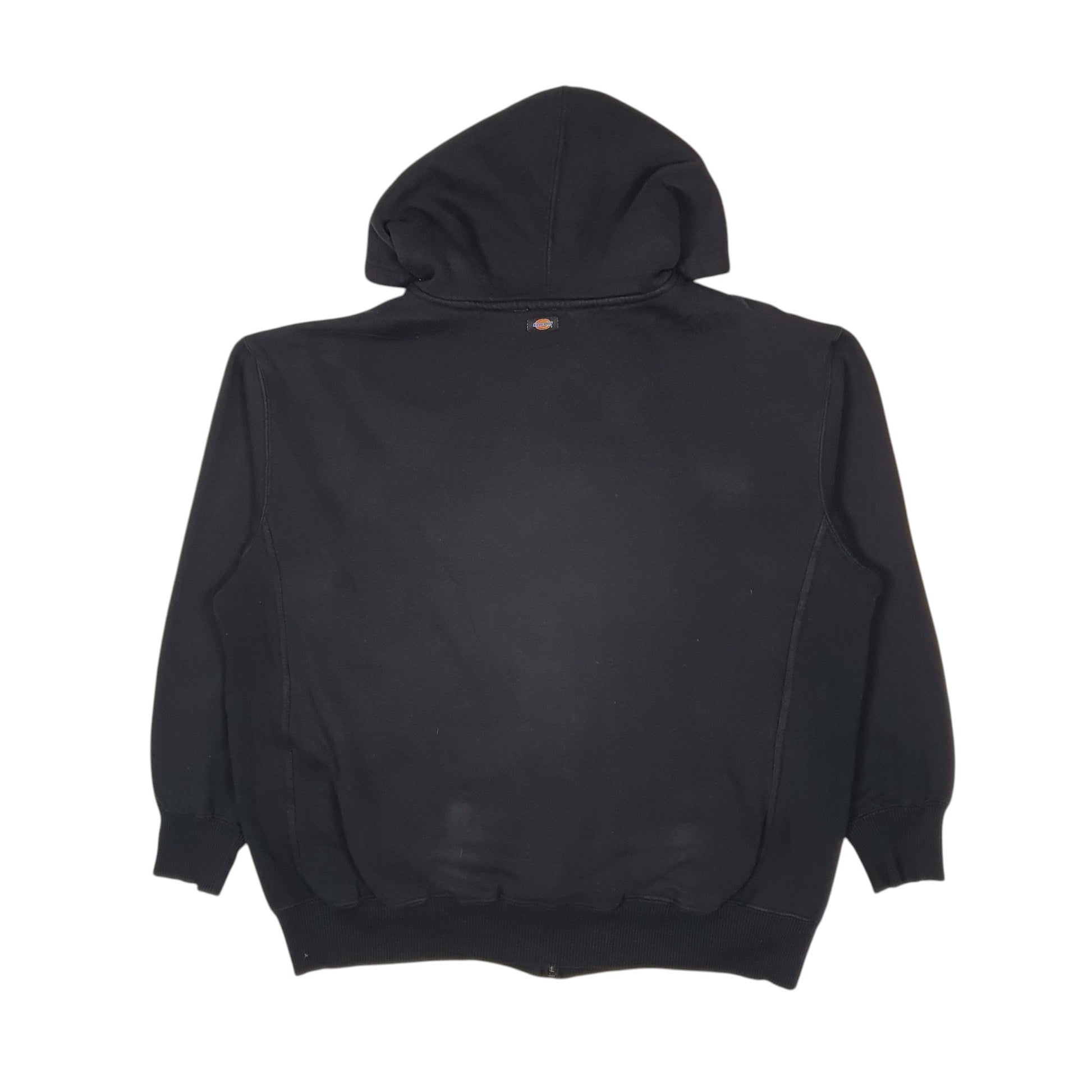 Mens Black Dickies Sherpa Lined Hoodie Full Zip Jumper