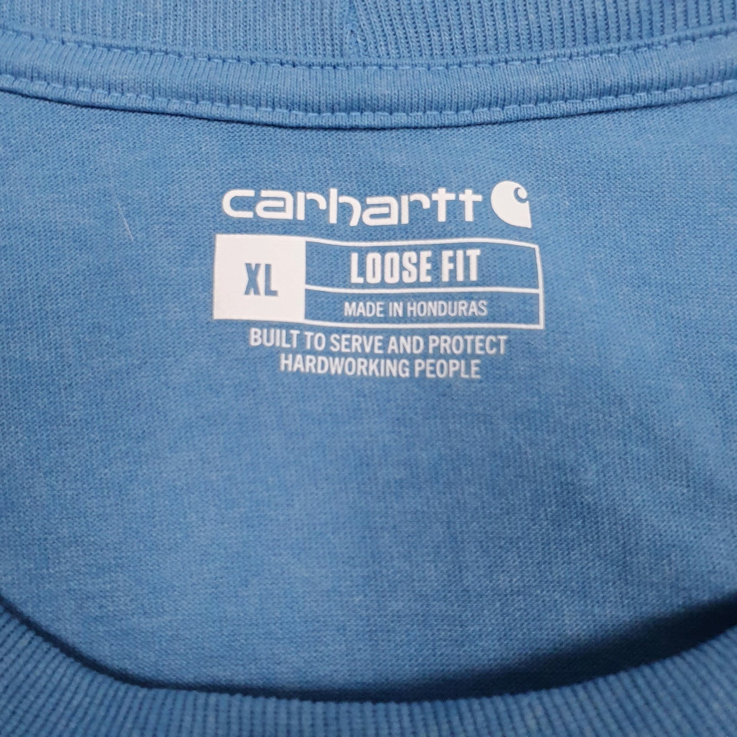 Mens Blue Carhartt K87 H54  T Shirt