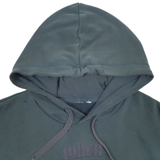 Mens Blue Puma  Hoodie Jumper
