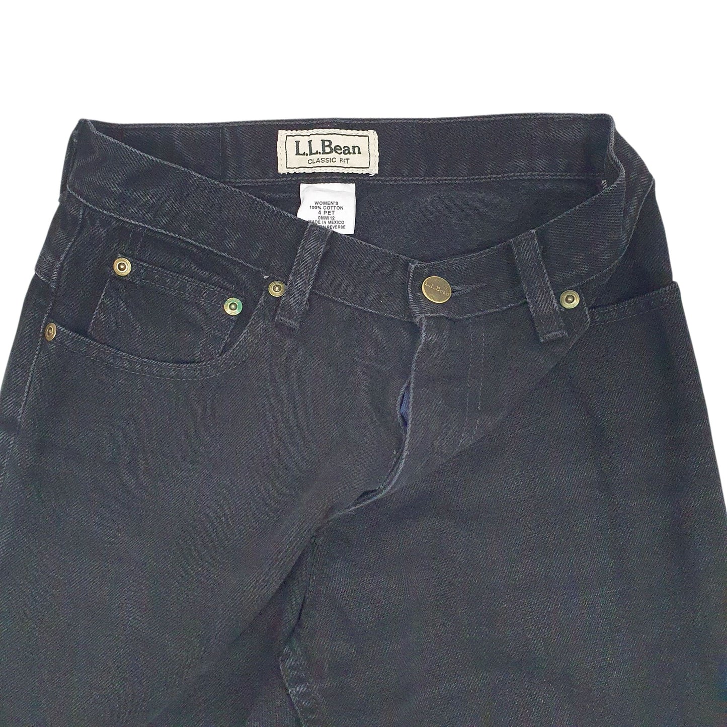 Womens Black L.L.Bean   Jeans
