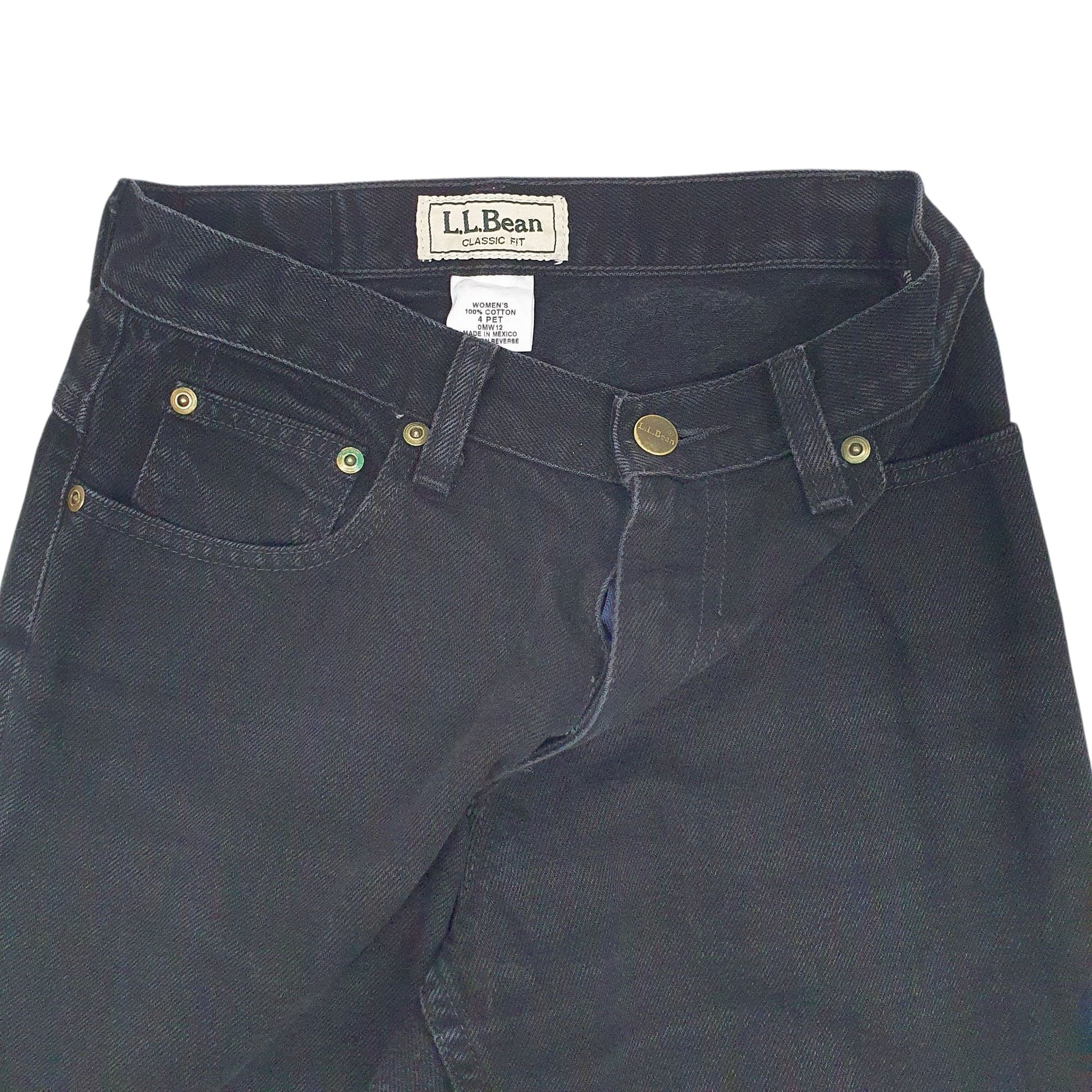 Womens Black L.L.Bean   Jeans
