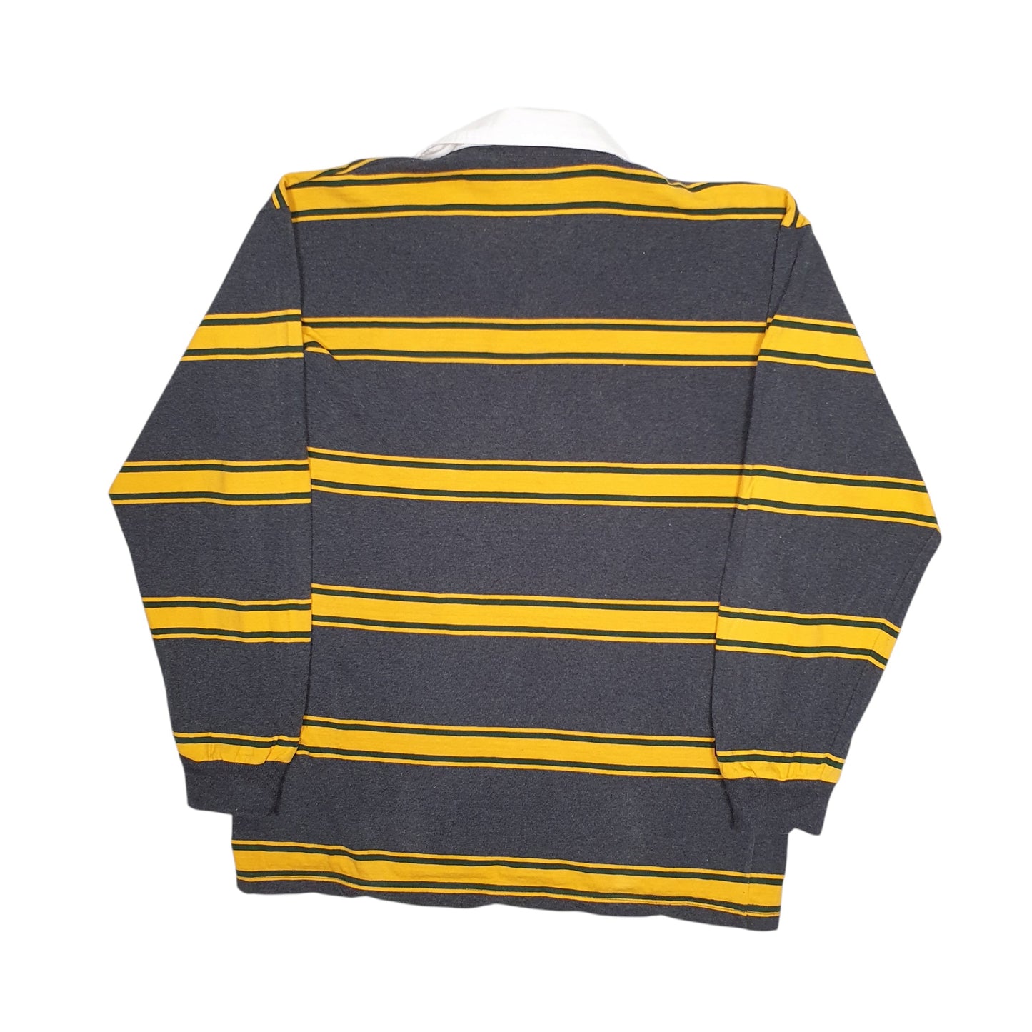 Mens Grey Barbarian Rugby Hoodie Polo Shirt