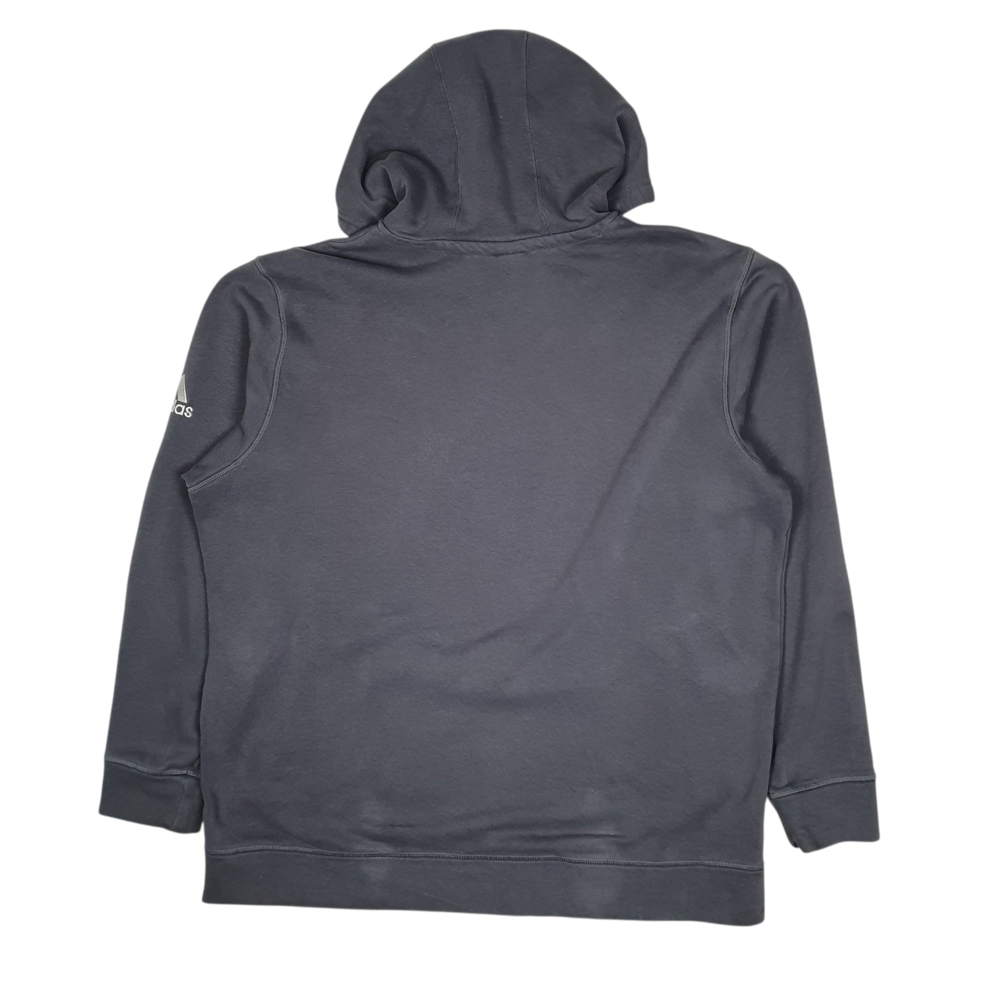 Mens Grey Adidas Buffalo Hockey Sabres Hoodie Jumper