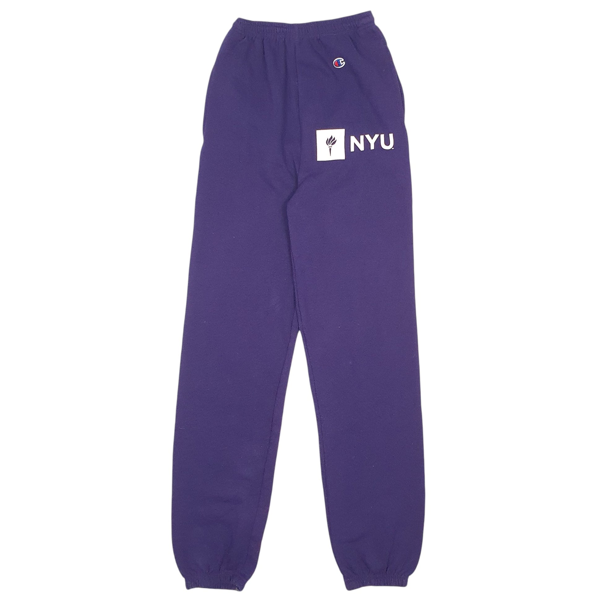Womens Purple Champion NYU Elasticated Waist Jogger Trousers