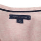 Womens Pink Tommy Hilfiger  V Neck Jumper