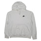 Mens White Nike  Hoodie Jumper