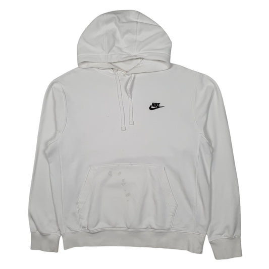 Mens White Nike  Hoodie Jumper