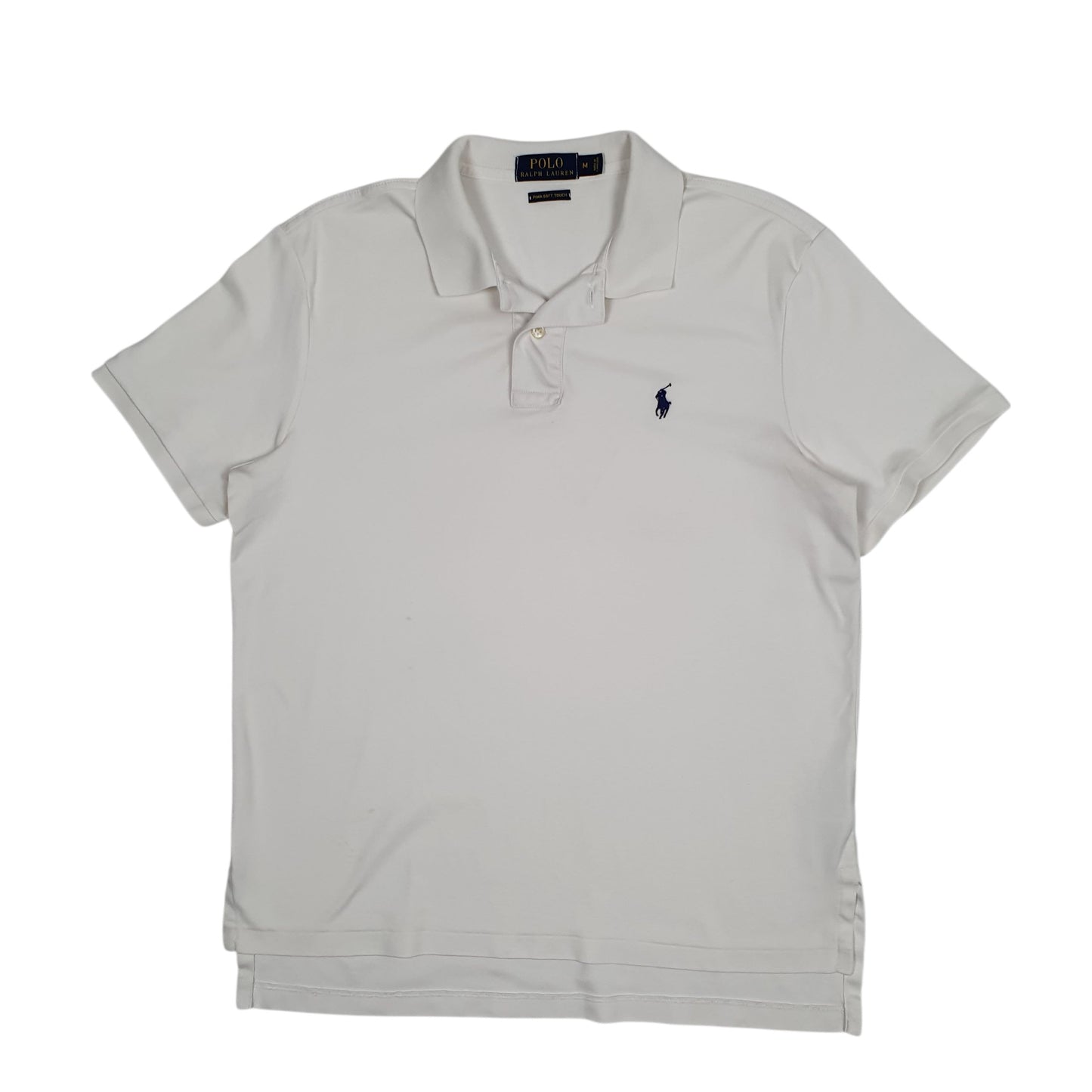 Mens White Polo Ralph Lauren  Short Sleeve Polo Shirt