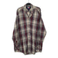 Mens Burgundy Tommy Hilfiger Vintage 00s Long Sleeve Shirt