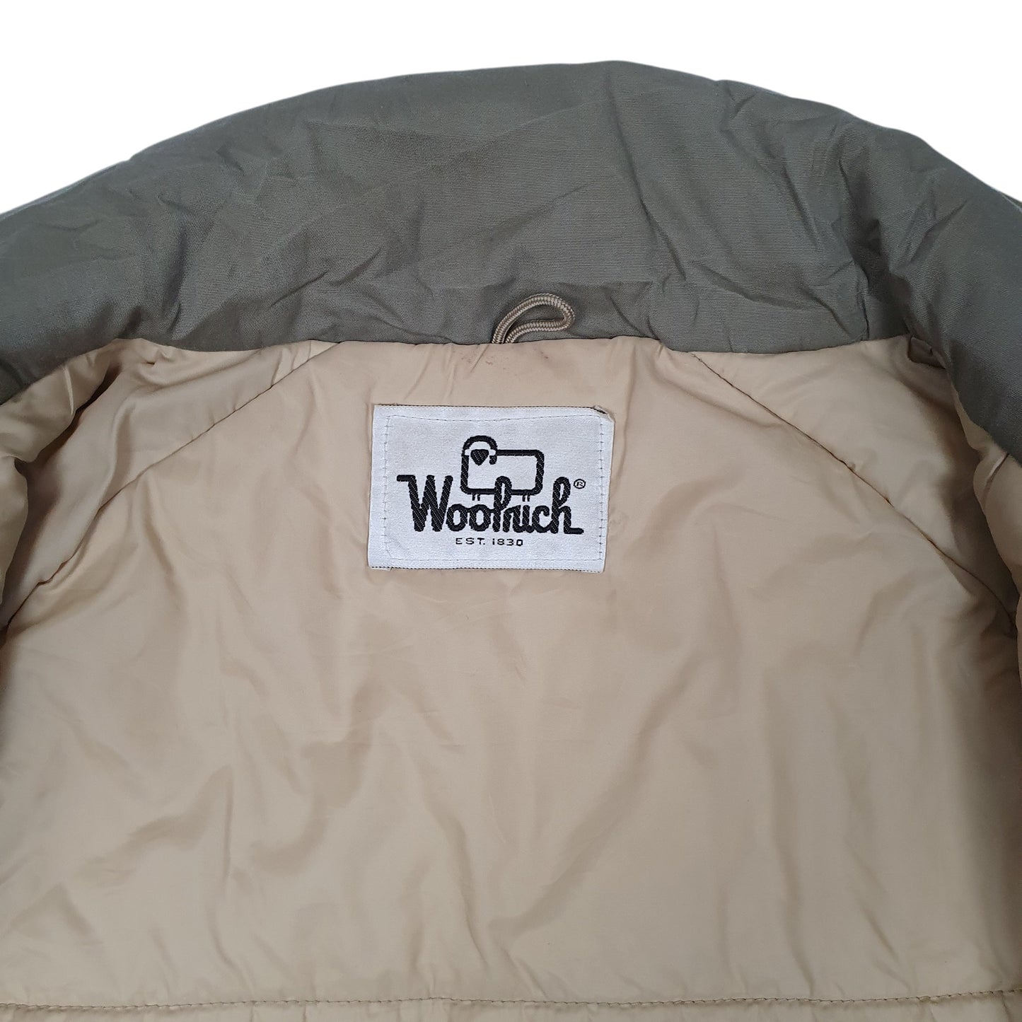 Mens Grey Woolrich Vintage 1980s Parka Hunting  Coat