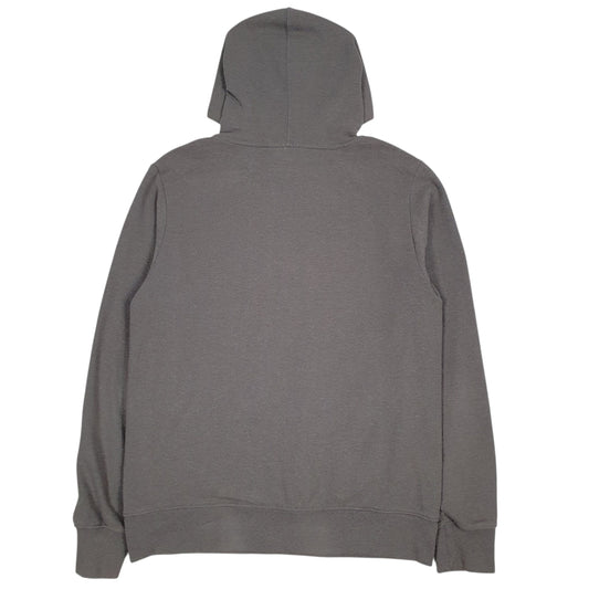 Mens Grey The North Face Spellout Hoodie Jumper
