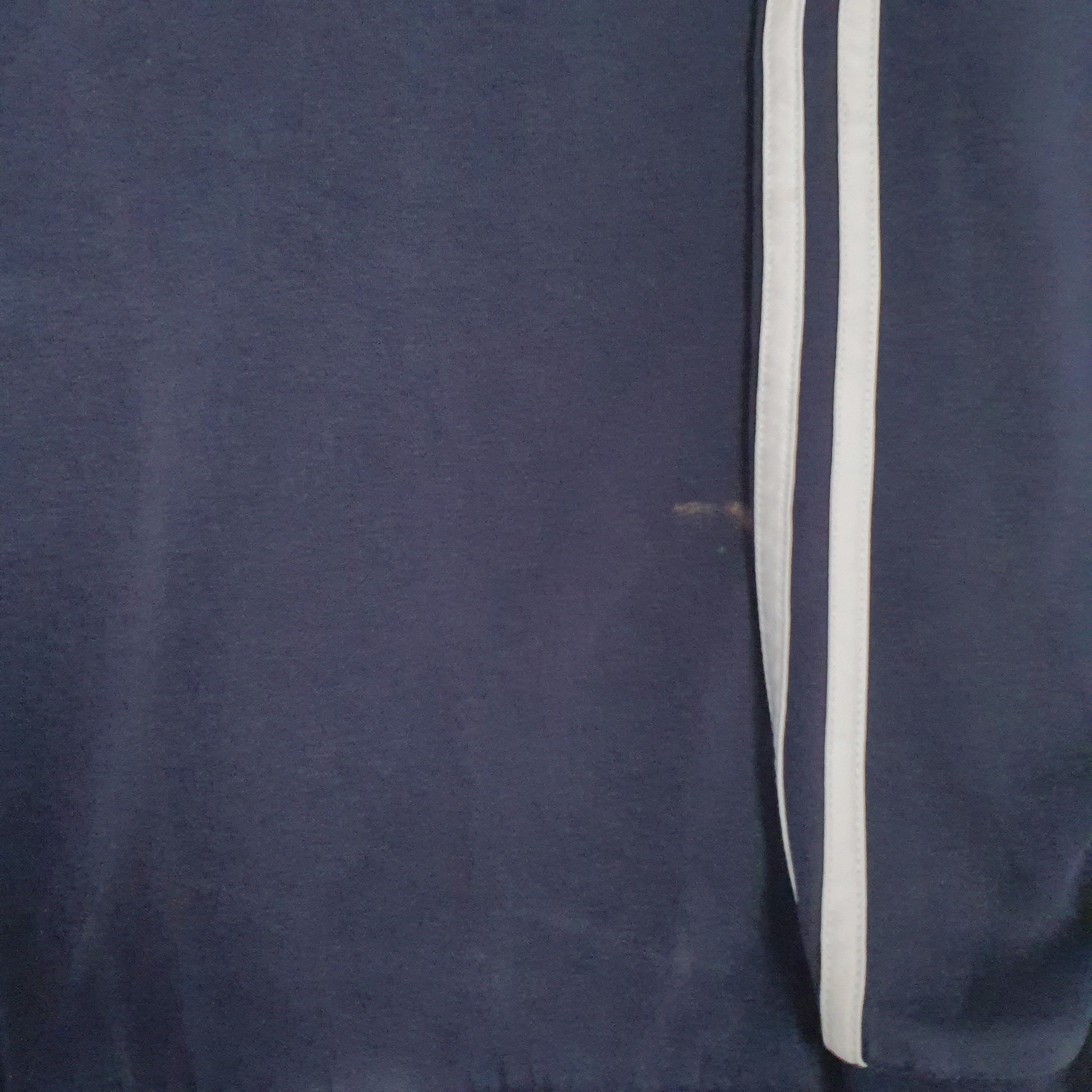Mens Navy Adidas Spellout Crewneck Jumper