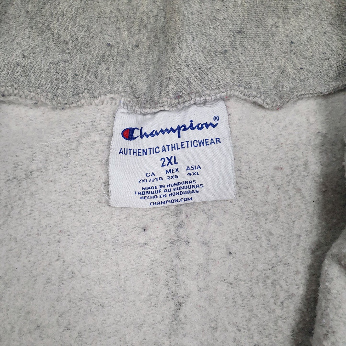 Mens Grey Champion  Full Zip Jumper