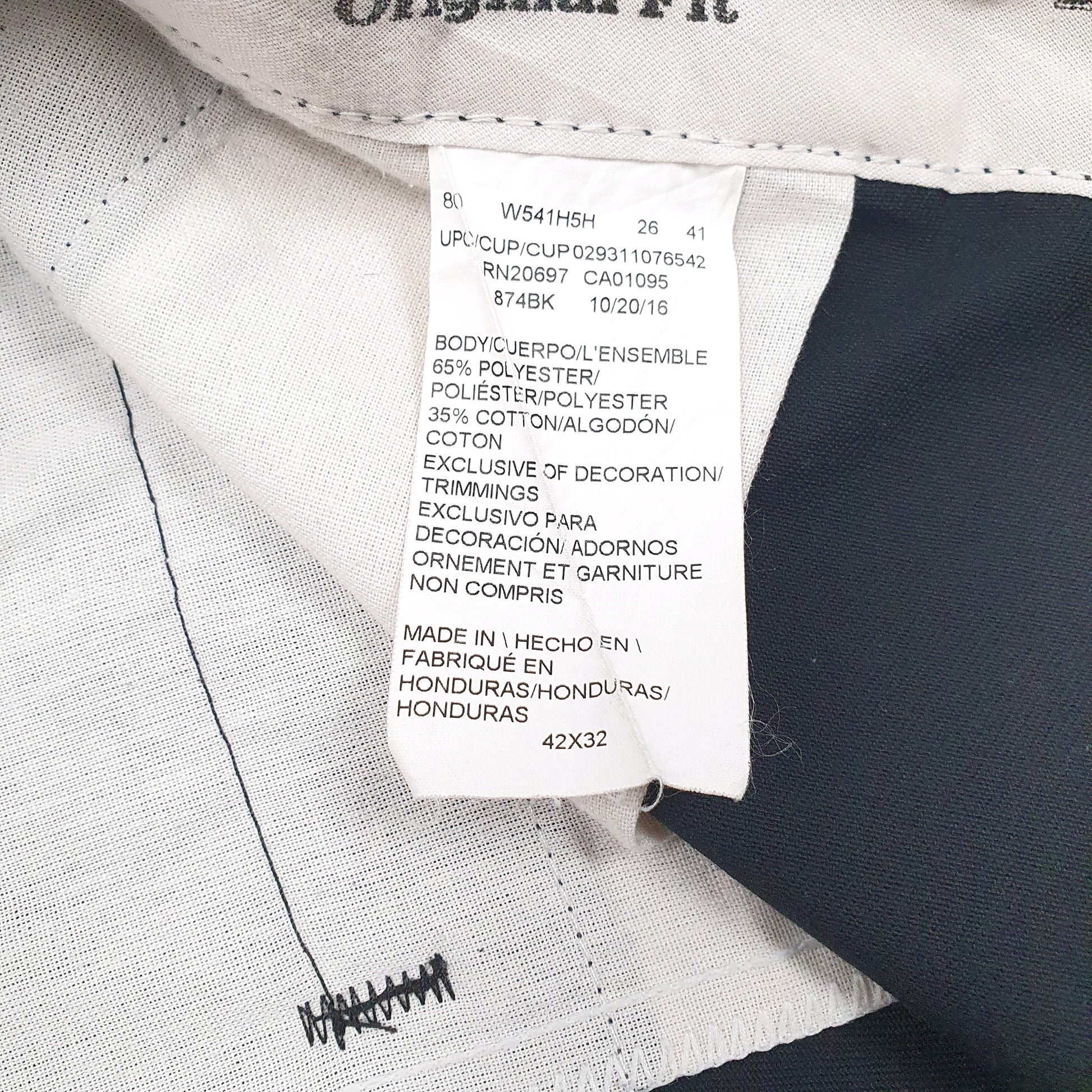 Mens Black Dickies 874 Workwear  Trousers