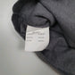 Womens Grey Burberry Heavyweight V Neck T Shirt
