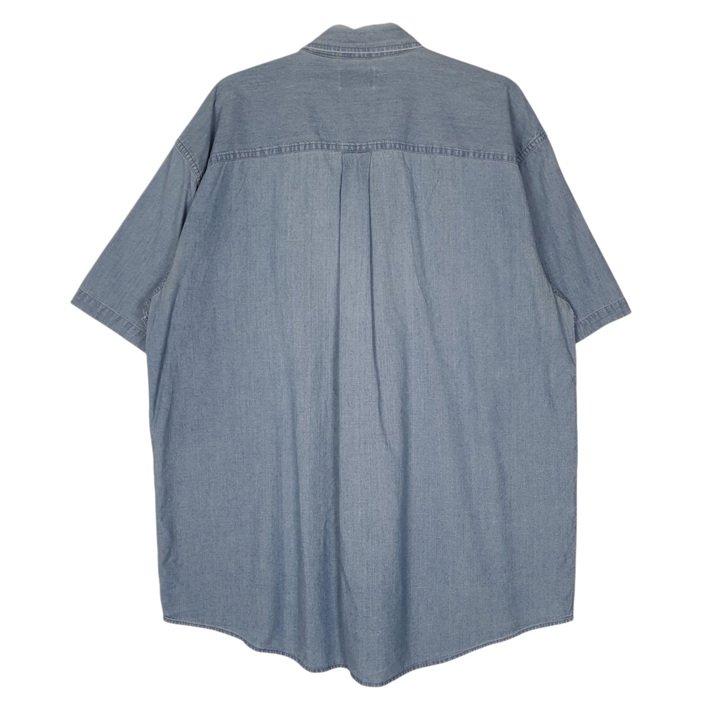 Mens Blue L.L.Bean Denim  Shirt
