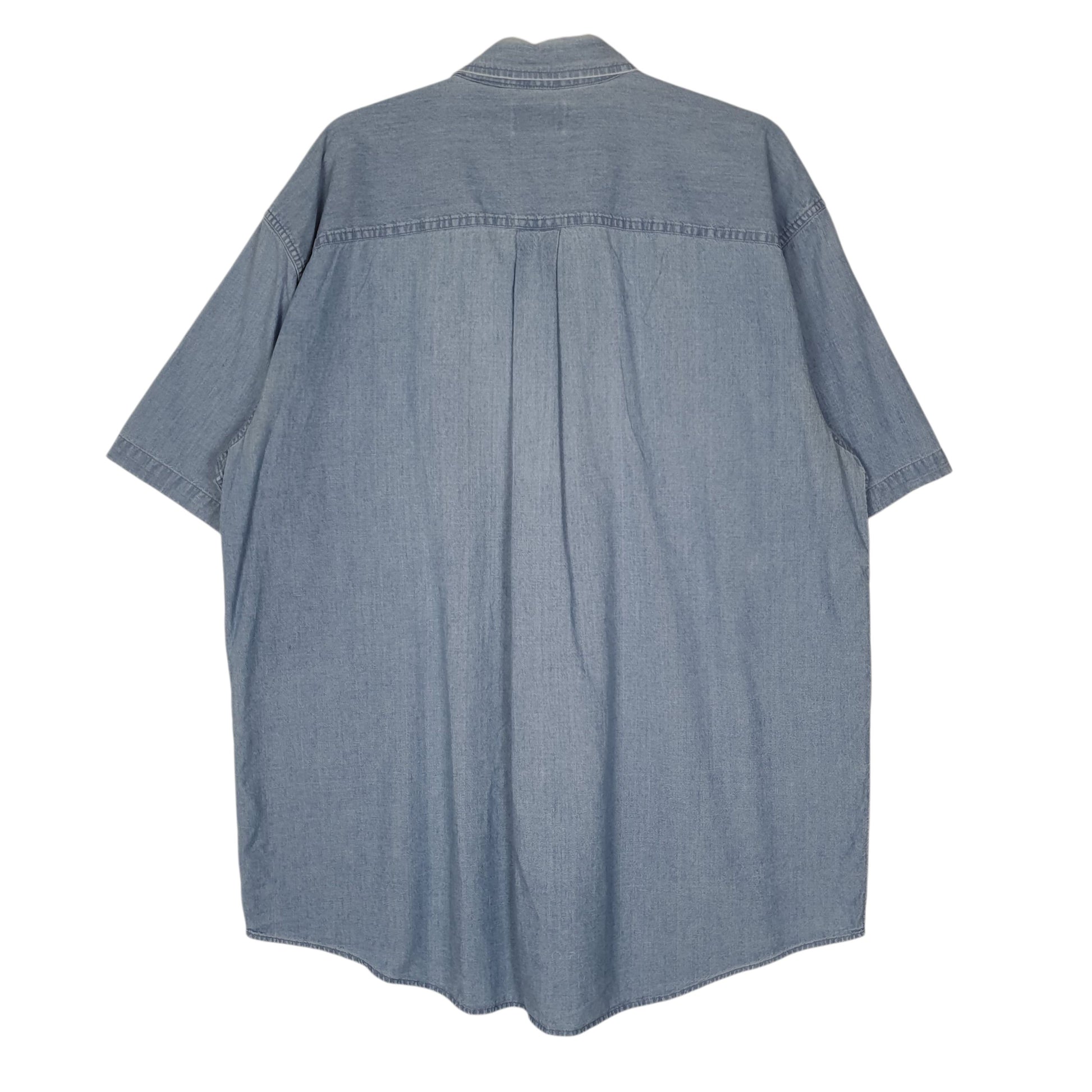 Mens Blue L.L.Bean Denim  Shirt