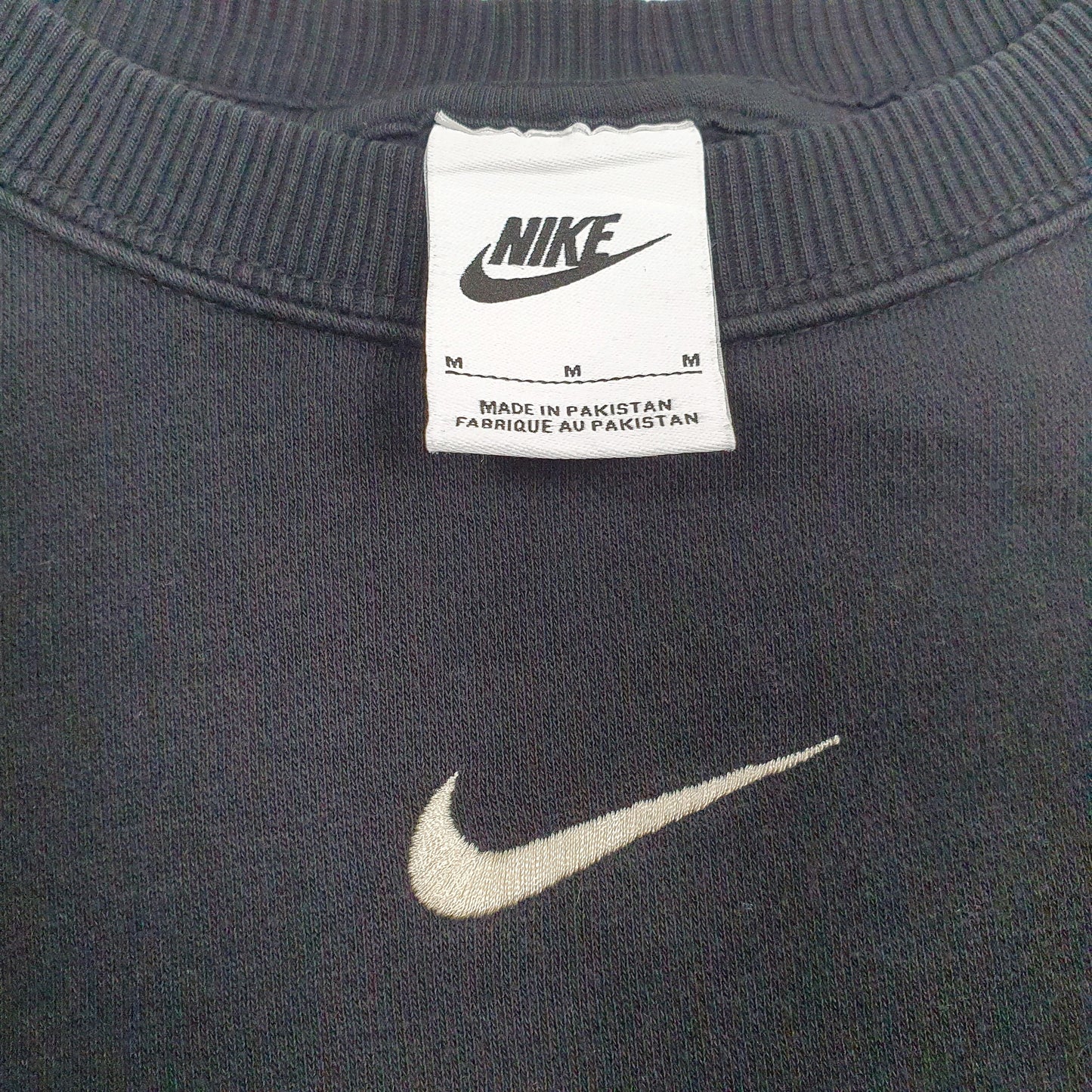 Mens Black Nike Baggy Crewneck Jumper