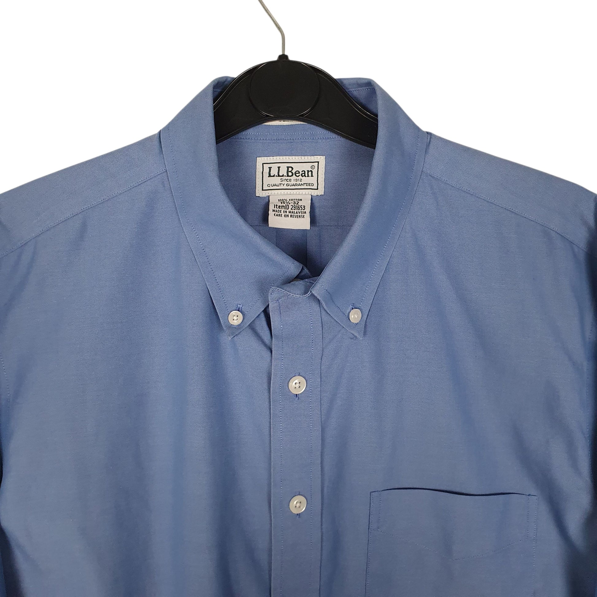 Mens Blue L.L.Bean   Shirt