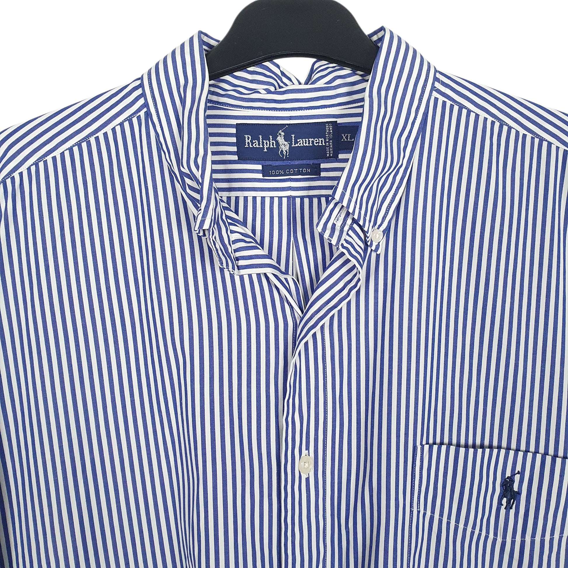 Mens Blue Ralph Lauren Vintage  Shirt