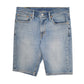 Mens Blue Levis Stretch Denim Shorts