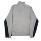 Mens Grey Nautica  Quarter Zip Jumper