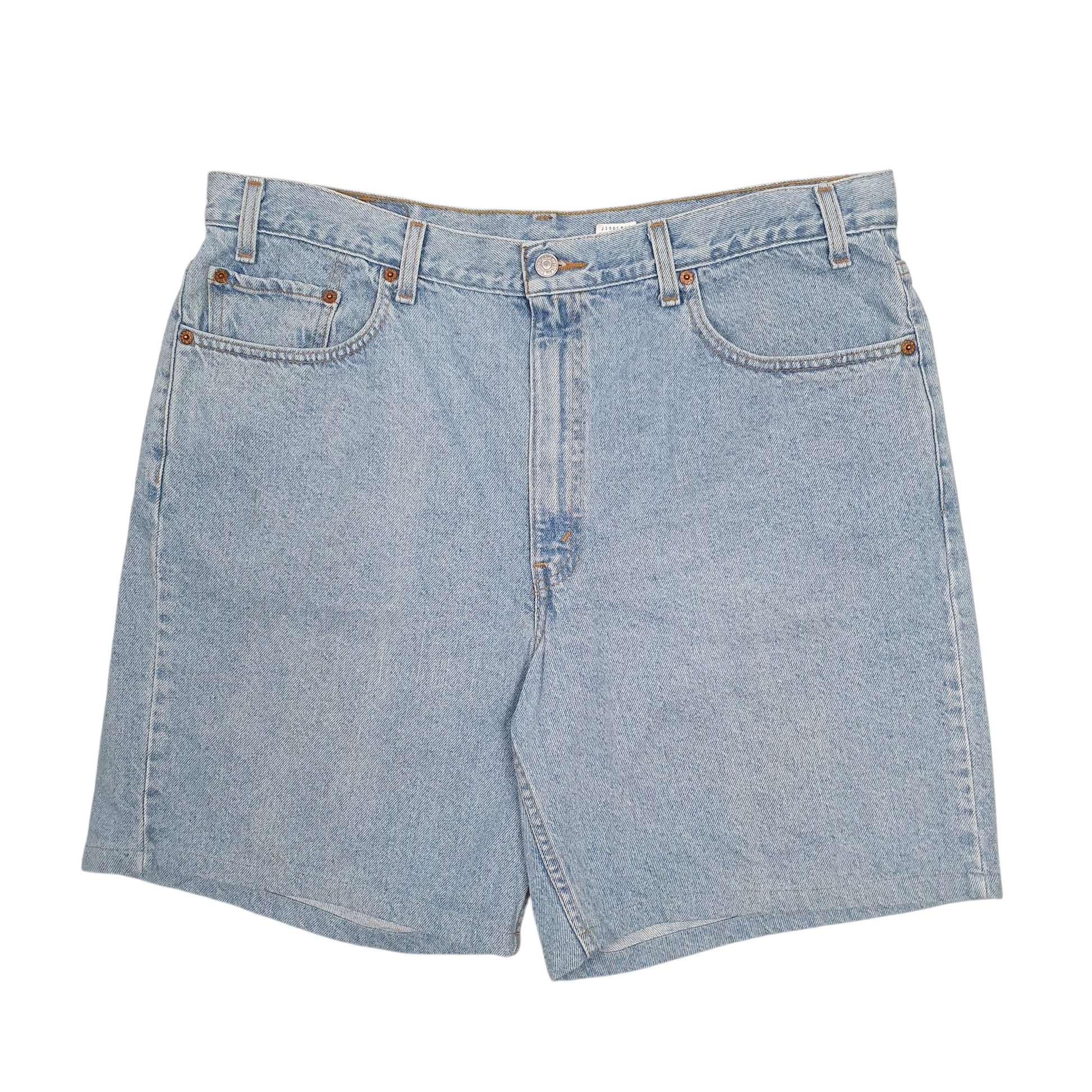 Mens Blue Levis Vintage 90s 550 Denim Shorts