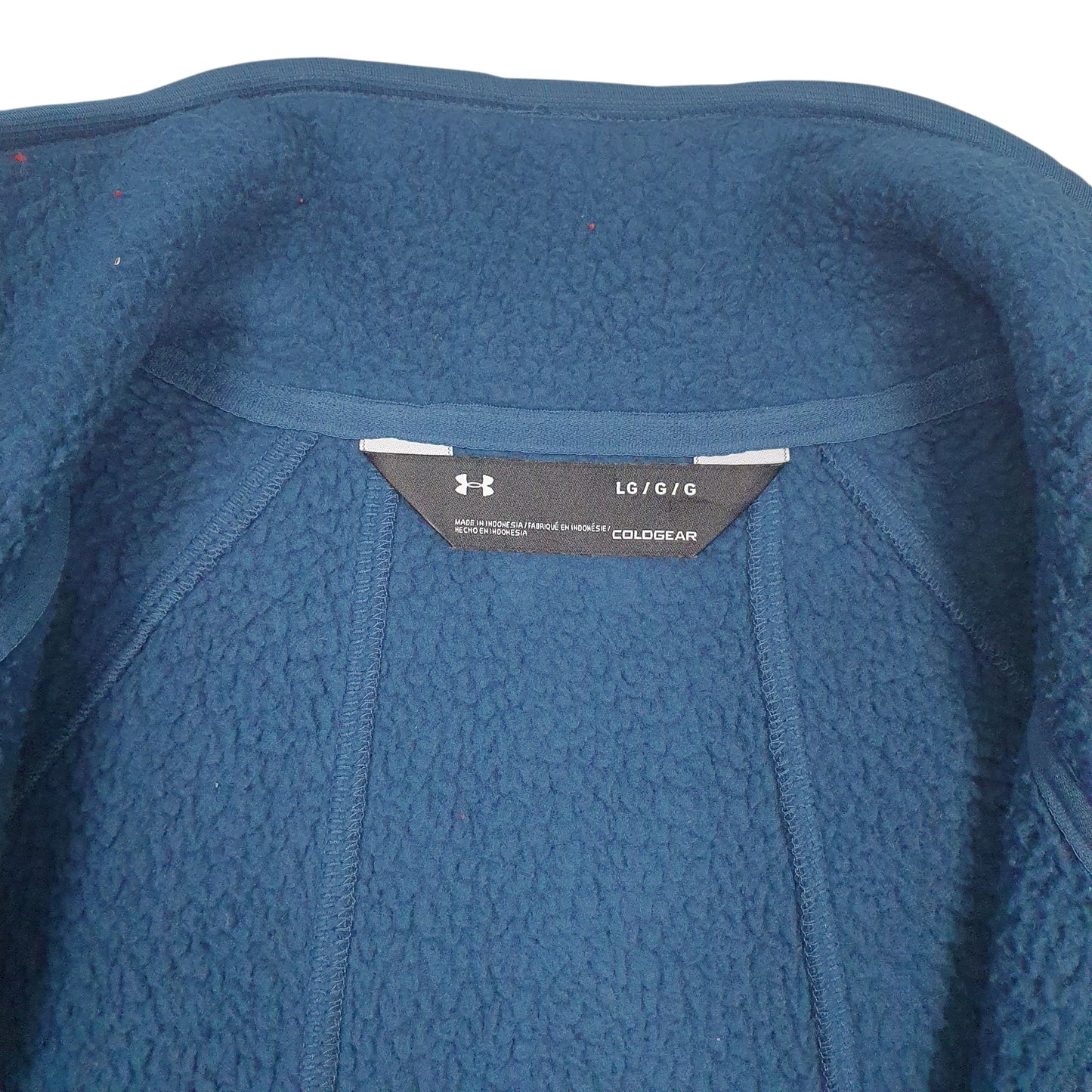 Womens Blue Under Armour Cold Gear Quarter Zip Coat