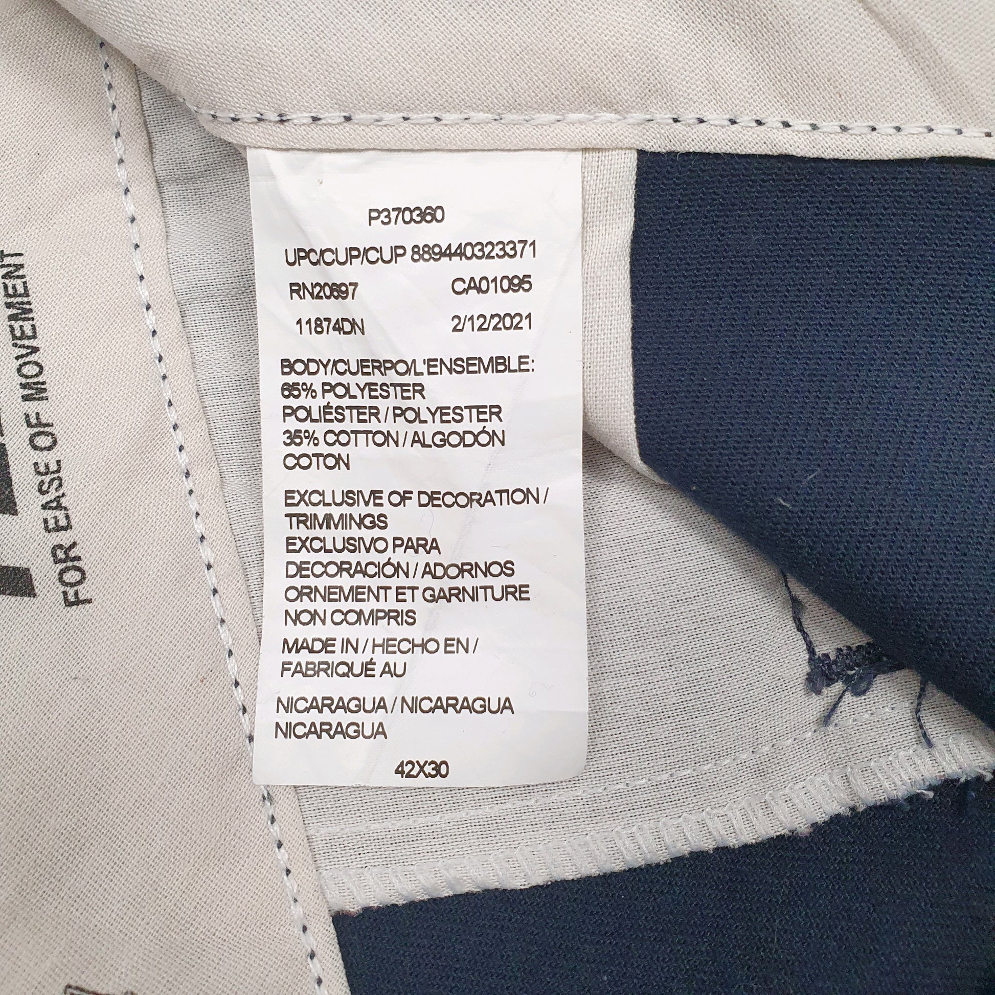 Mens Navy Dickies   Trousers