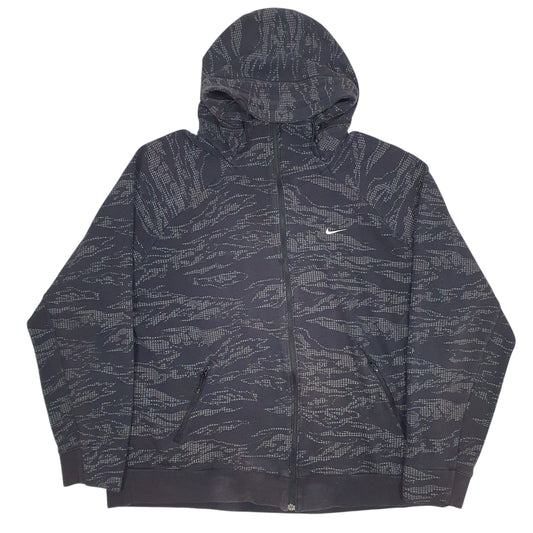 Mens Black Nike  Full Zip Jumper