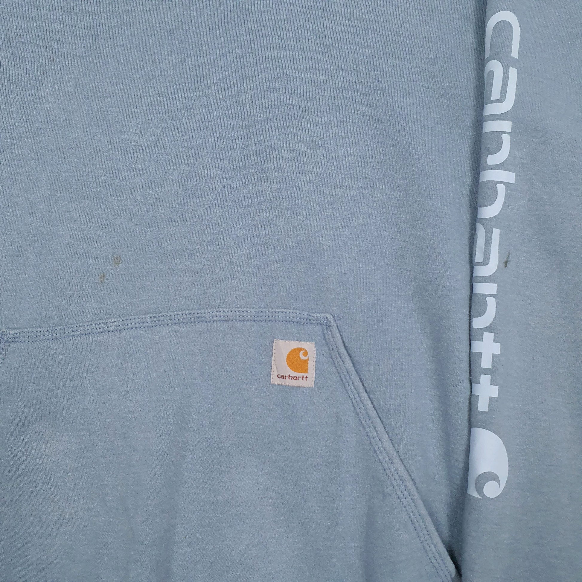 Mens Blue Carhartt  Hoodie Jumper