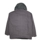 Mens Grey Wrangler Bomber Hoodie Chore  Coat