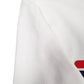 Mens White Fila Spellout Quarter Zip Jumper