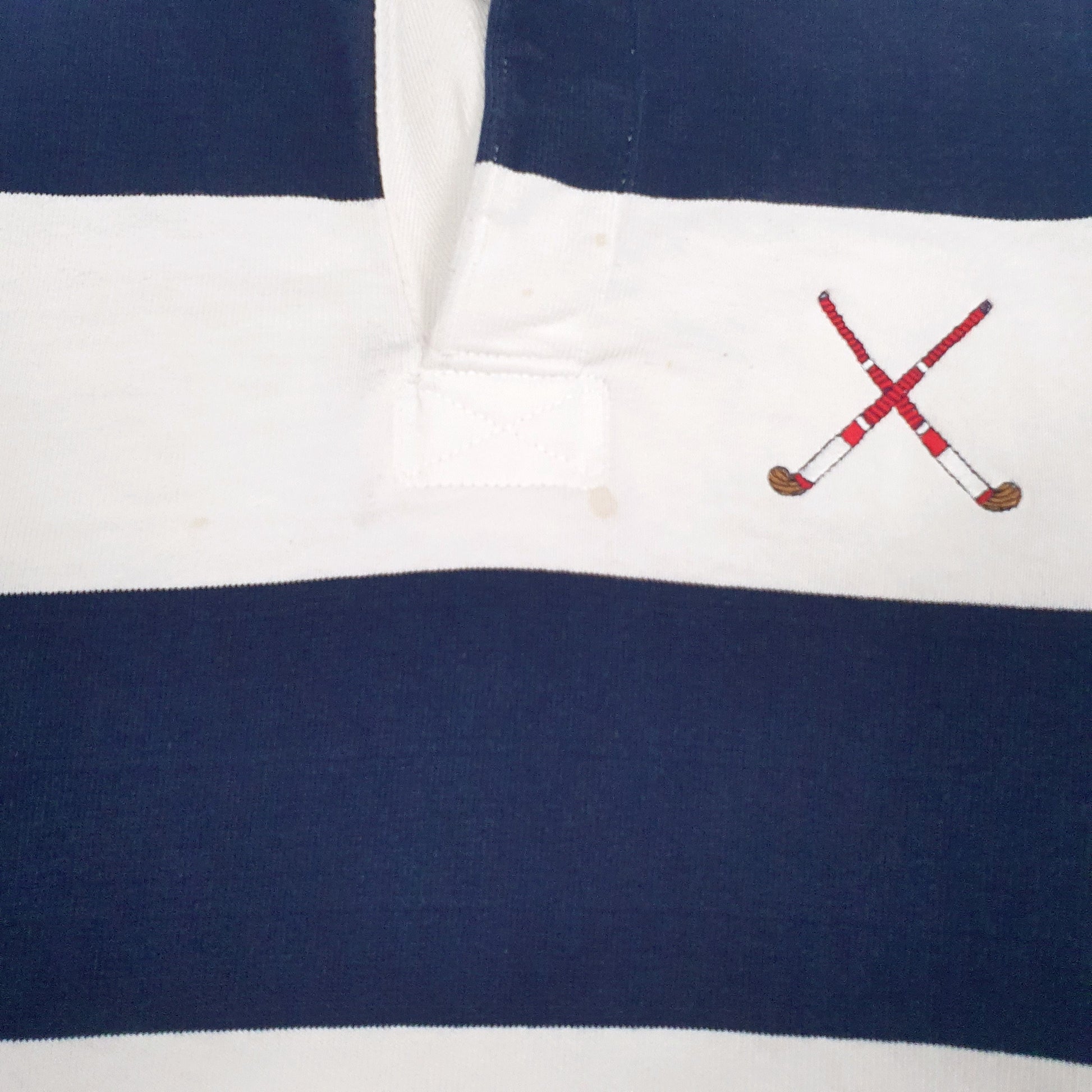 Mens White Barbarian   Polo Shirt