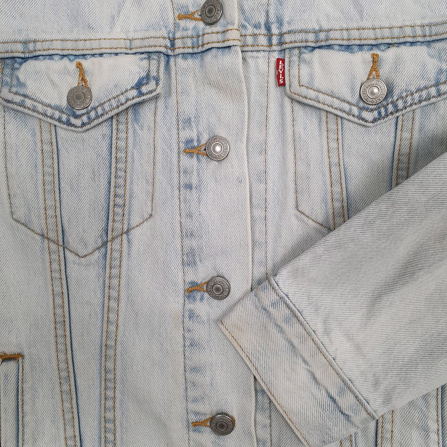 Womens Blue Levis  Hoodie Coat