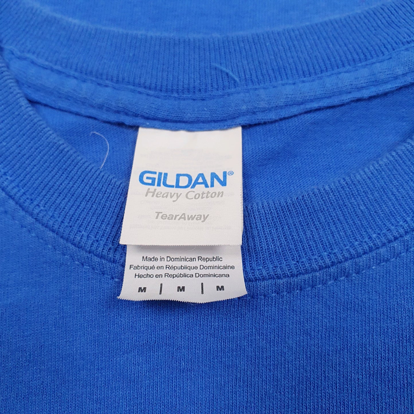 Mens Blue Gildan   T Shirt
