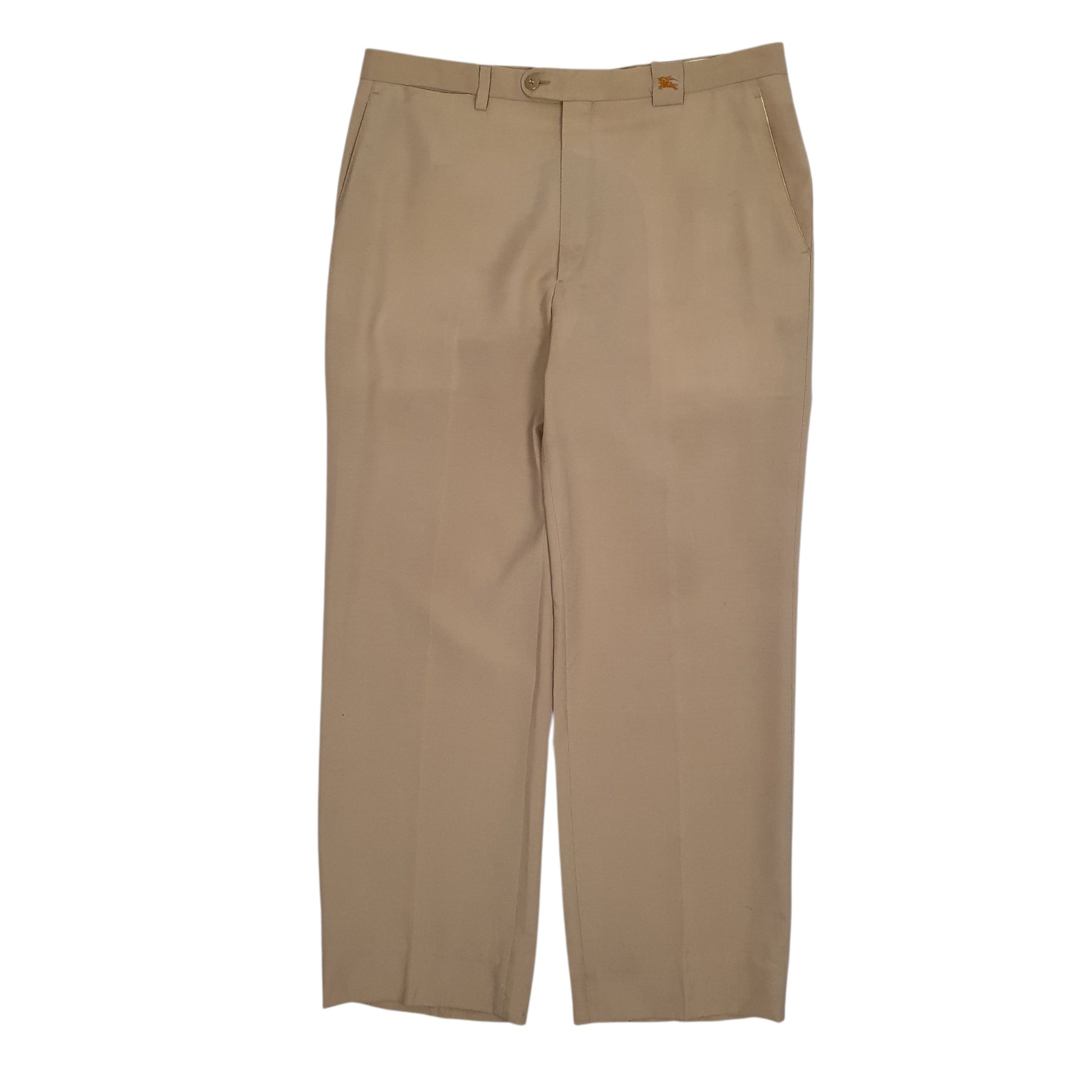 Mens Beige Burberry  Formal Trousers