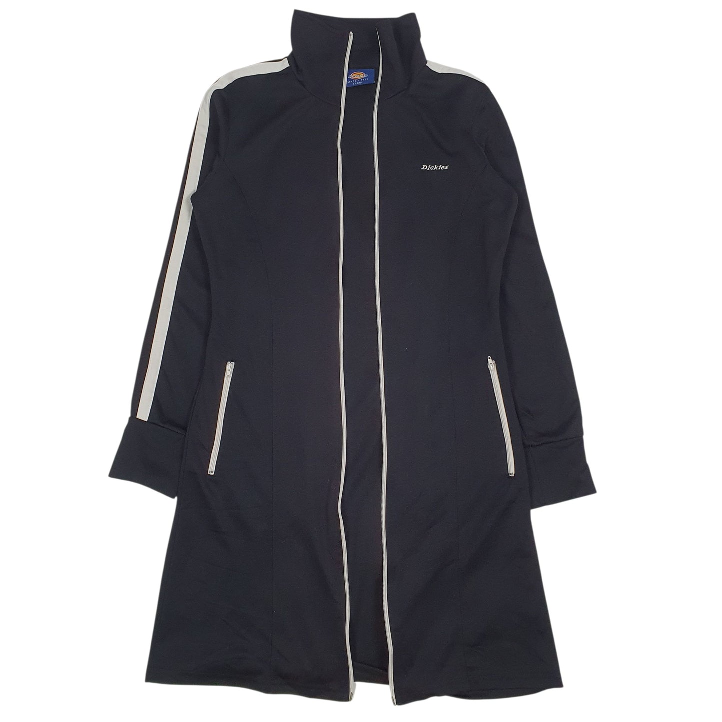 Womens Black Dickies Lightweight Full Zip Coat