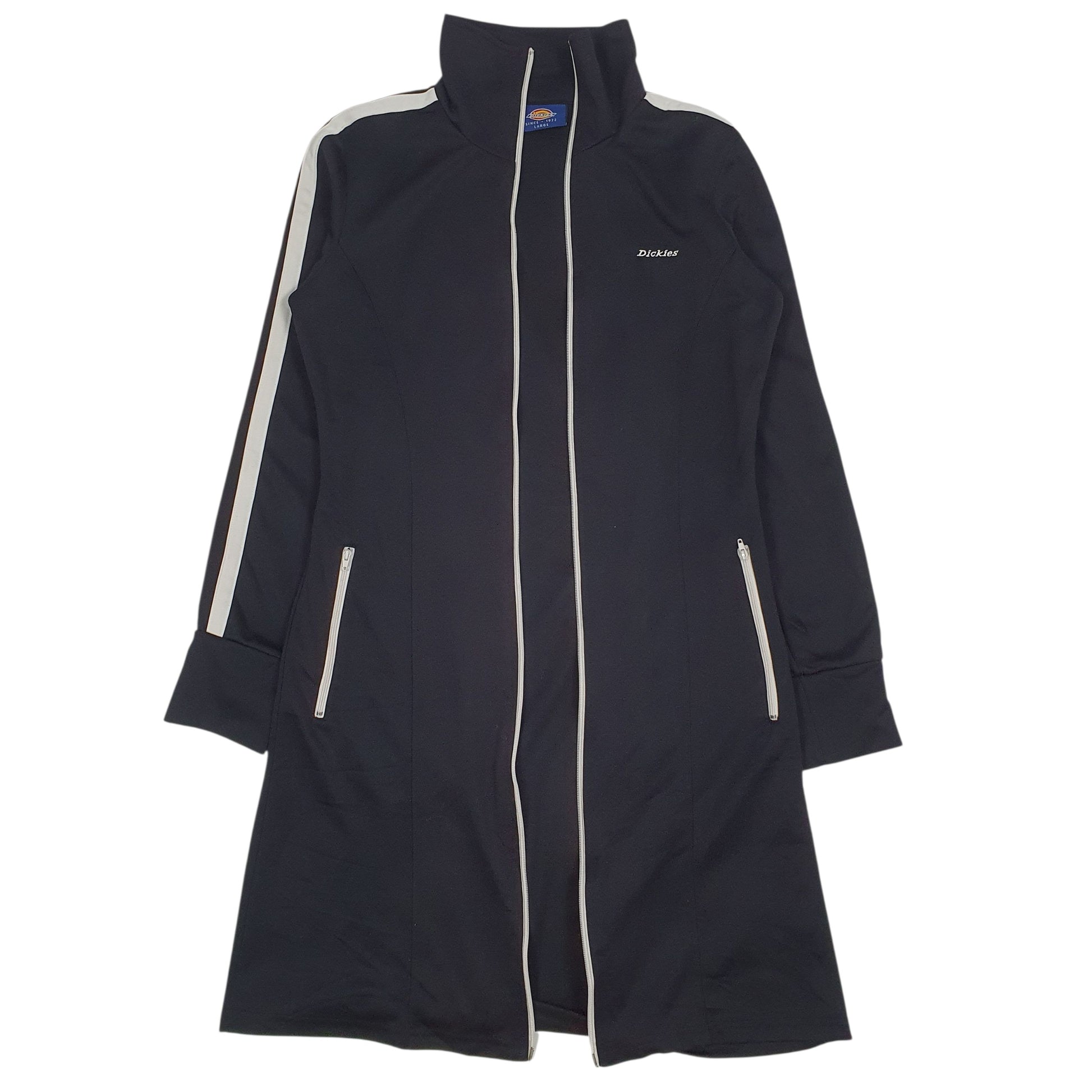 Womens Black Dickies Lightweight Full Zip Coat