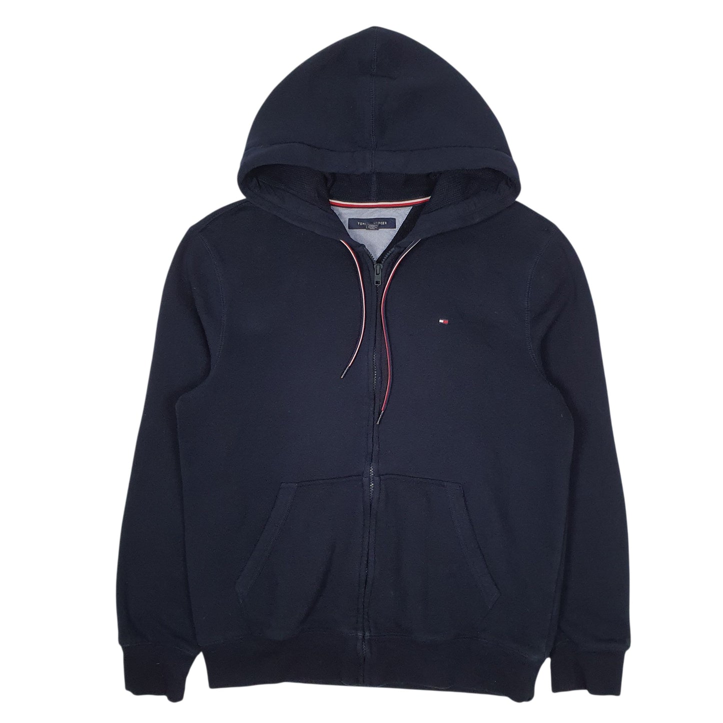 Mens Navy Tommy Hilfiger Hoodie Full Zip Jumper