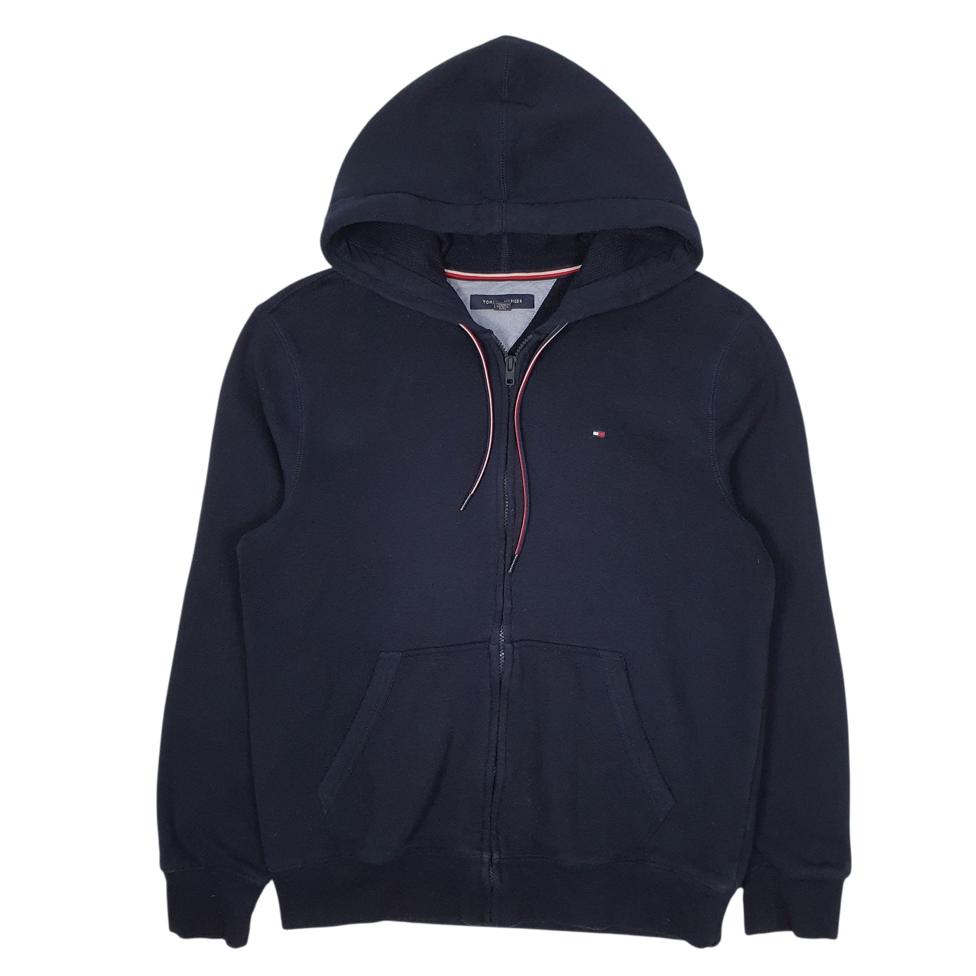 Mens Navy Tommy Hilfiger Hoodie Full Zip Jumper