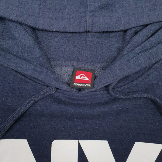 Mens Navy Quicksilver  Hoodie Jumper