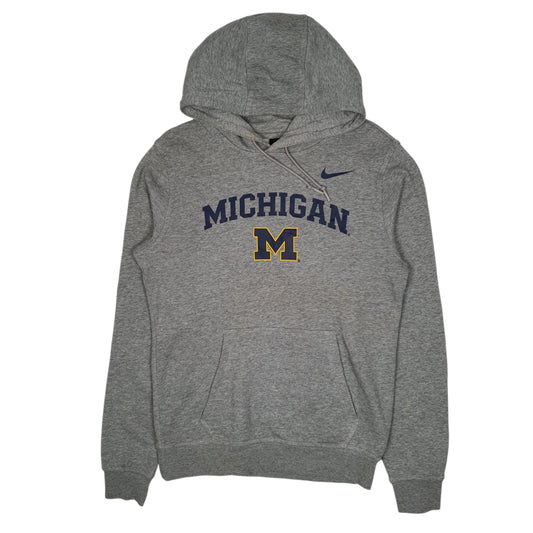 Mens Grey Nike Michigan State Hoodie Jumper