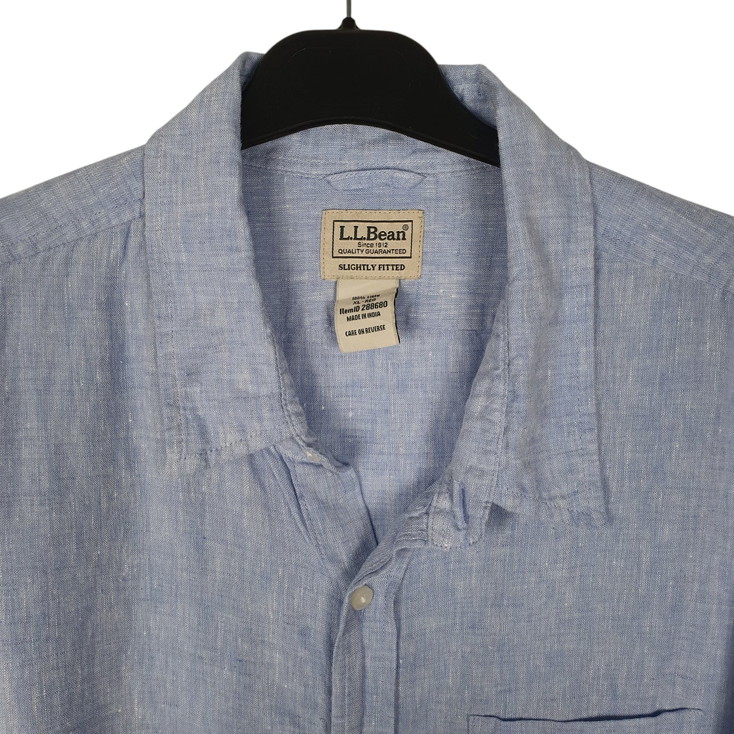 Mens Blue L.L.Bean   Shirt