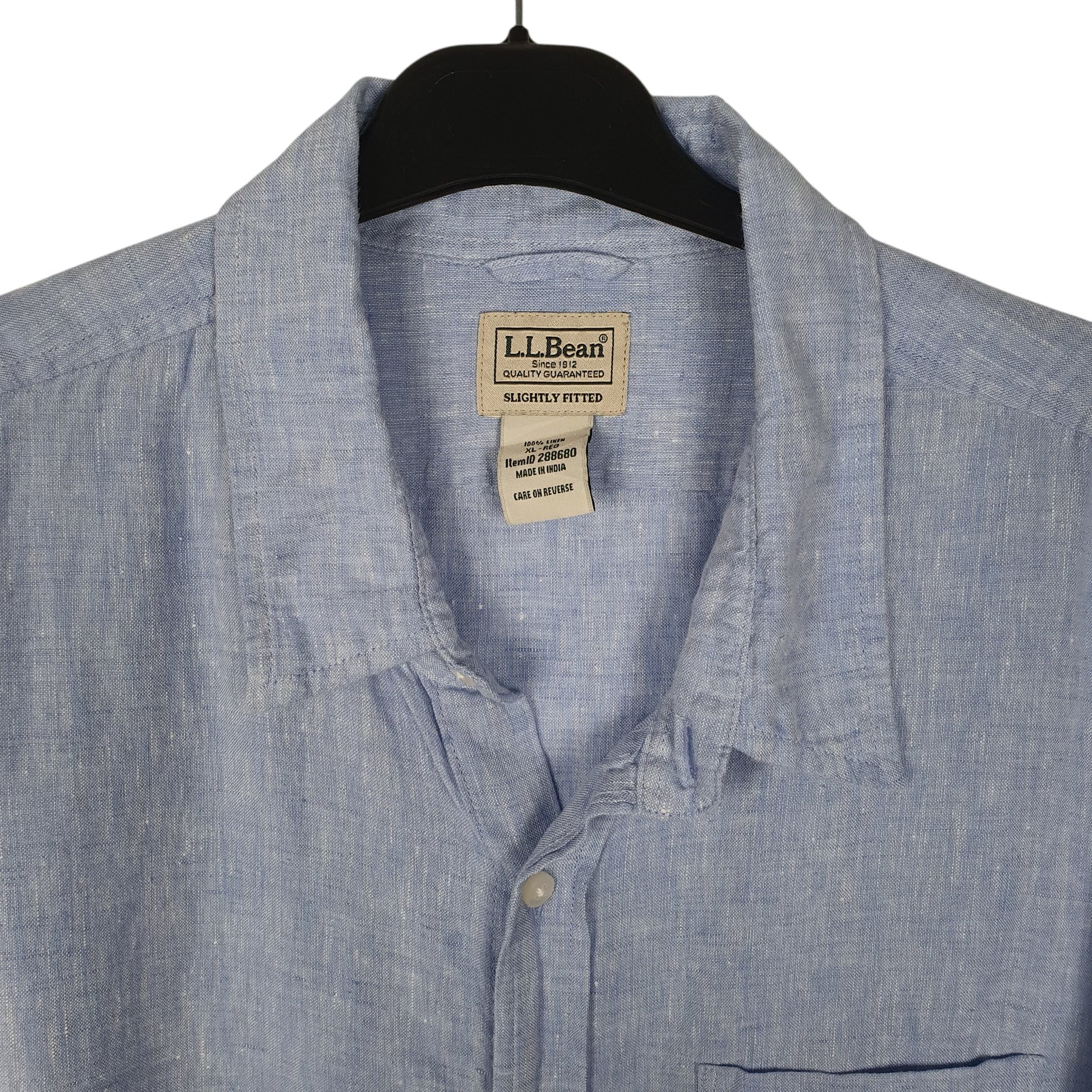 Mens Blue L.L.Bean   Shirt