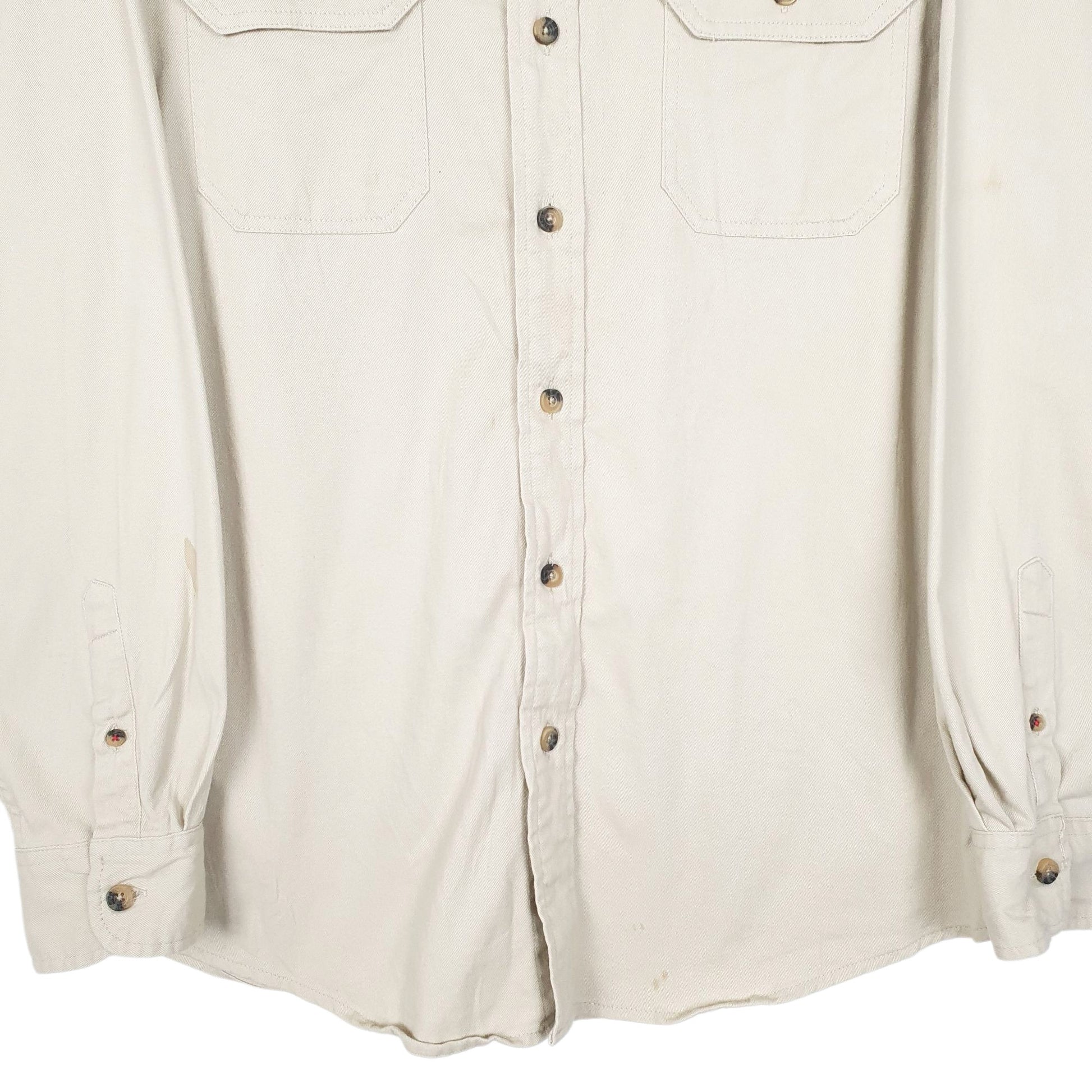 Mens Cream Wrangler   Shirt
