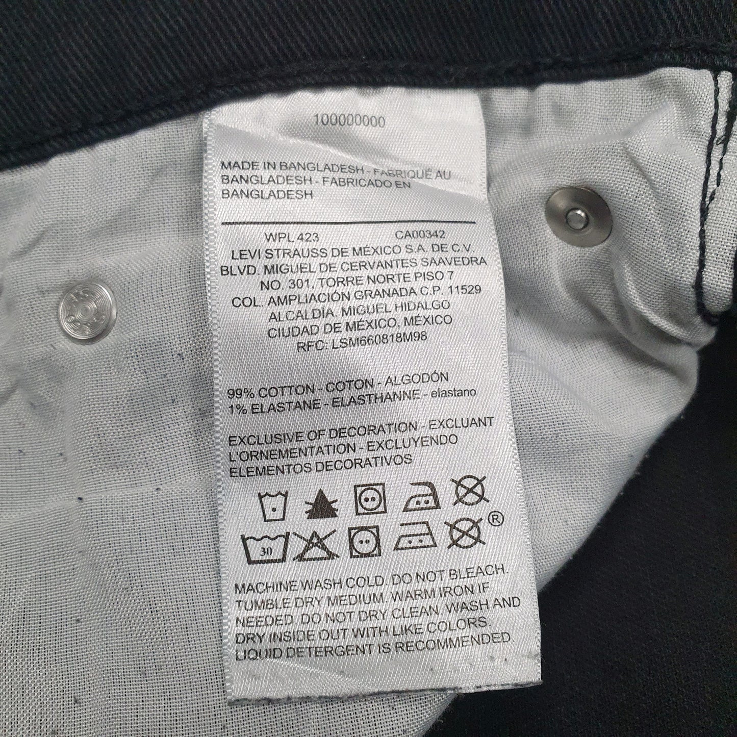 Mens Black Levis   Jeans