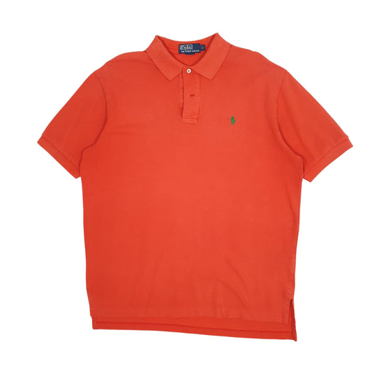 Mens Orange Polo Ralph Lauren  Short Sleeve Polo Shirt