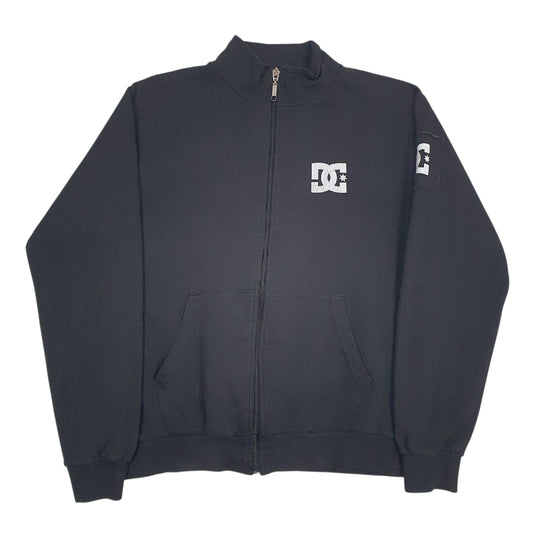 Womens Black DC  Full Zip Jumper